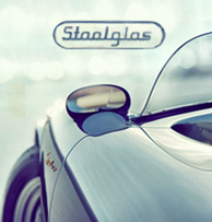 Staalglas oud logo auto